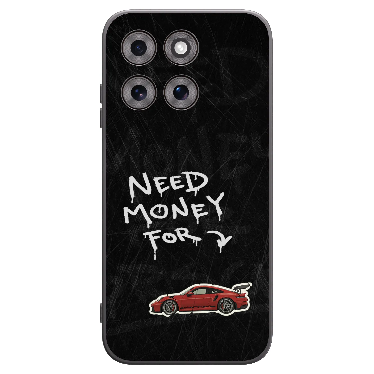 Picasee fekete szilikon tok az alábbi mobiltelefonokra Motorola Moto G77 - Track Mode