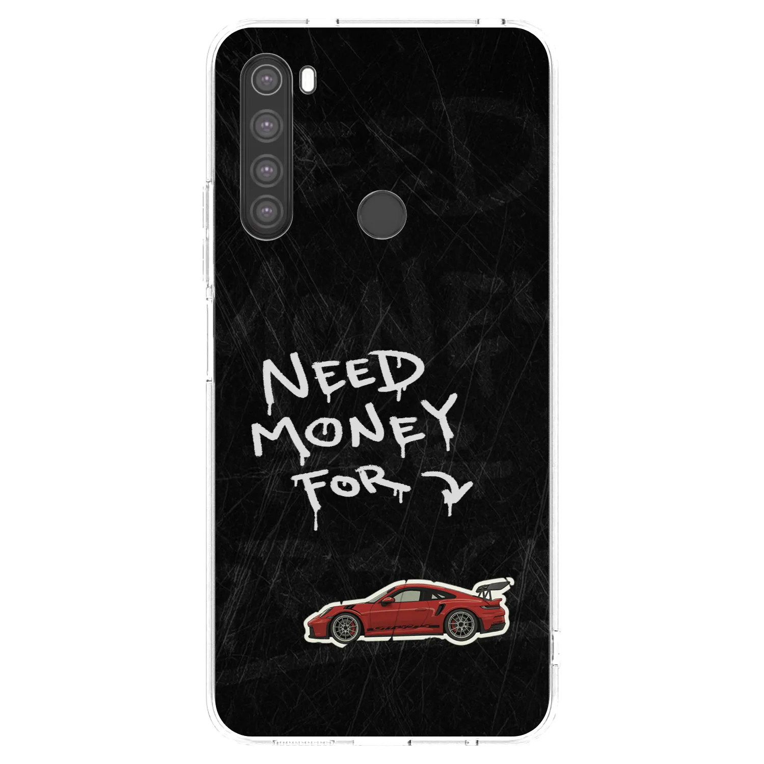 Picasee átlátszó szilikon tok az alábbi mobiltelefonokra Xiaomi Redmi Note 8 - Track Mode