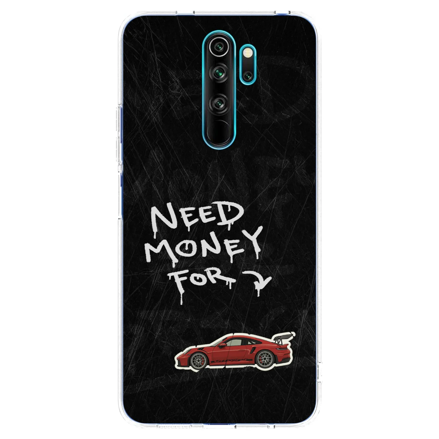 Picasee átlátszó szilikon tok az alábbi mobiltelefonokra Xiaomi Redmi Note 8 Pro - Track Mode