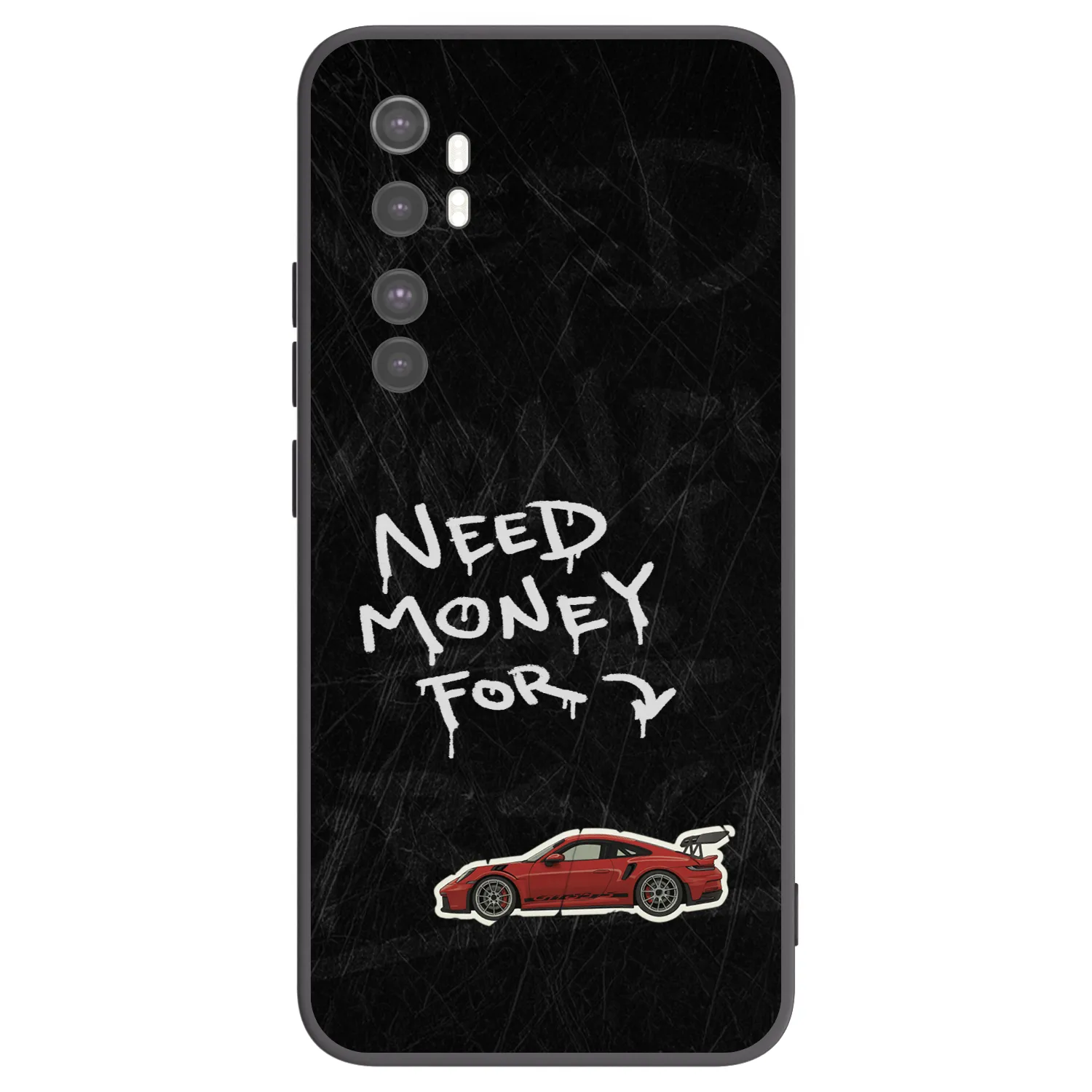 Picasee fekete szilikon tok az alábbi mobiltelefonokra Xiaomi Mi Note 10 Lite - Track Mode