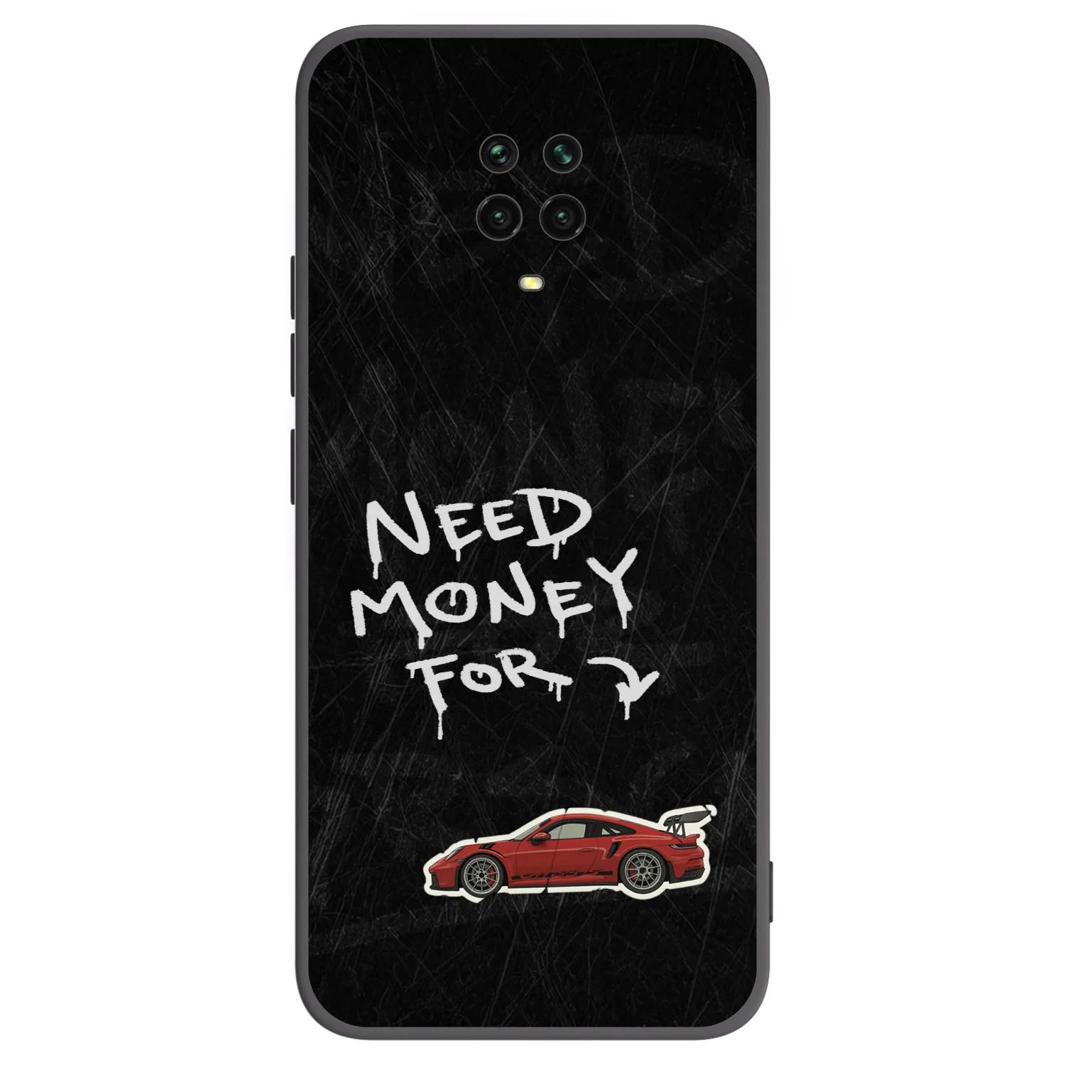 Picasee fekete szilikon tok az alábbi mobiltelefonokra Xiaomi Redmi Note 9S - Track Mode