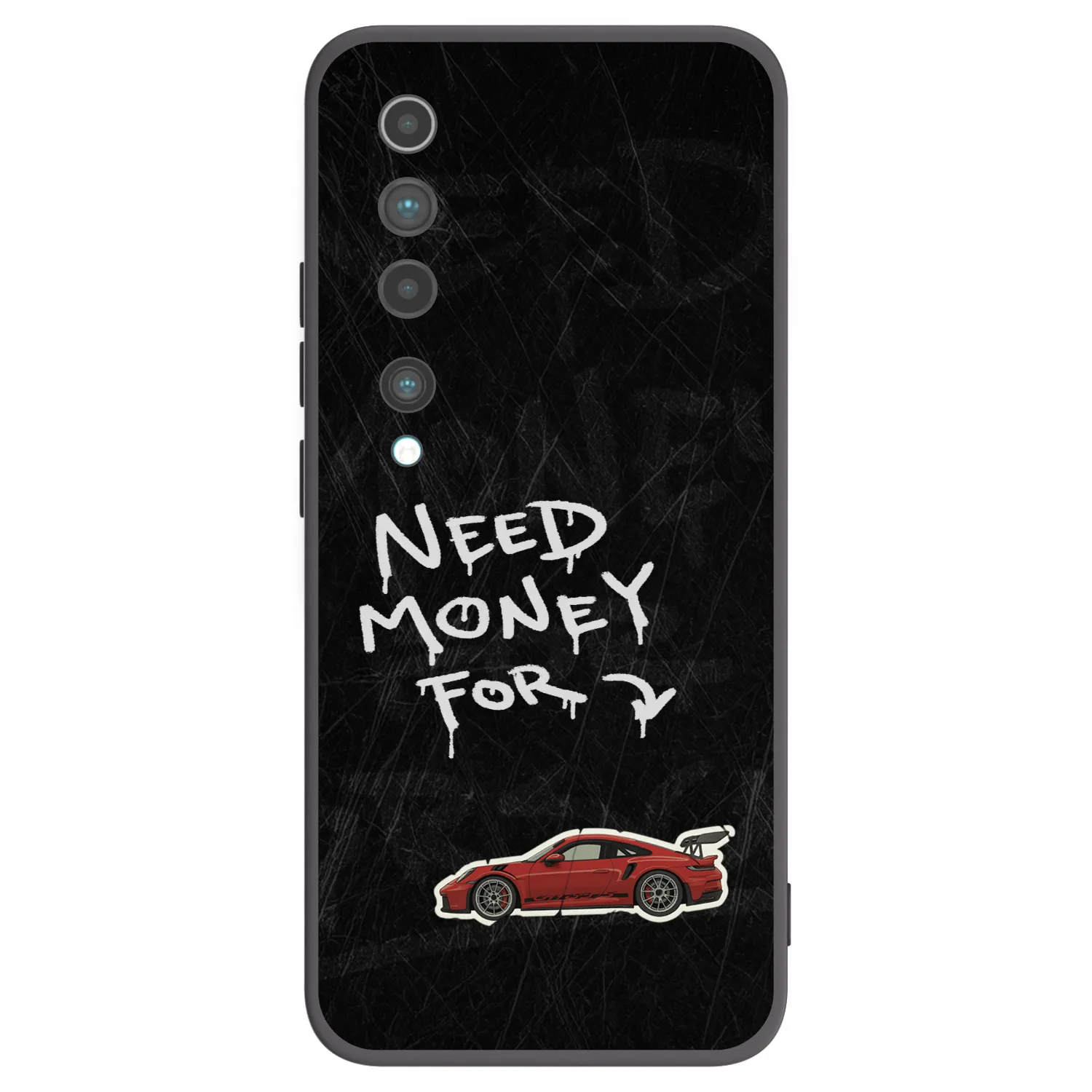 Picasee fekete szilikon tok az alábbi mobiltelefonokra Xiaomi Mi 10 - Track Mode