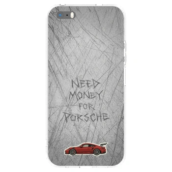 Picasee átlátszó szilikon tok az alábbi mobiltelefonokra Apple iPhone 5/5S/SE - Garage Scratch