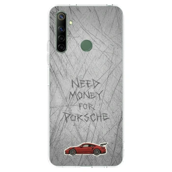 Picasee átlátszó szilikon tok az alábbi mobiltelefonokra Realme 6i - Garage Scratch