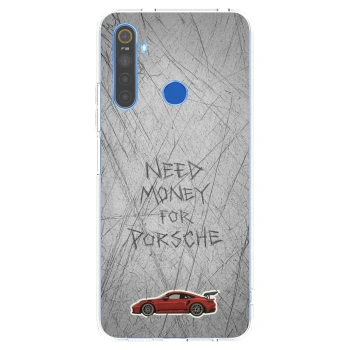 Picasee átlátszó szilikon tok az alábbi mobiltelefonokra Realme 5 - Garage Scratch