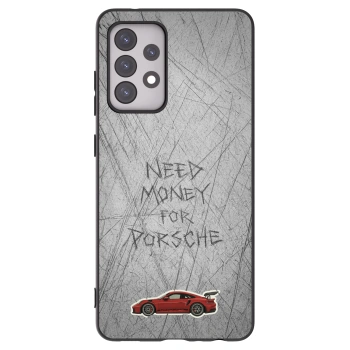 Picasee fekete szilikon tok az alábbi mobiltelefonokra Samsung Galaxy A52 5G A525F - Garage Scratch