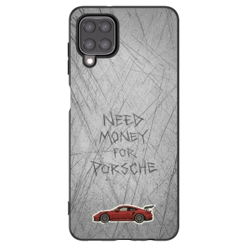Picasee fekete szilikon tok az alábbi mobiltelefonokra Samsung Galaxy M12 M127F - Garage Scratch