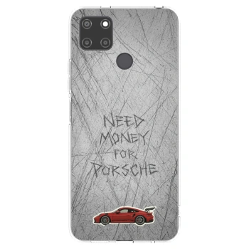 Picasee átlátszó szilikon tok az alábbi mobiltelefonokra Realme C21Y - Garage Scratch
