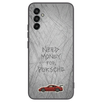 Picasee fekete szilikon tok az alábbi mobiltelefonokra Samsung Galaxy M13 M135F - Garage Scratch