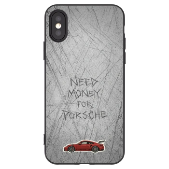 Picasee fekete szilikon tok az alábbi mobiltelefonokra Apple iPhone X/XS - Garage Scratch