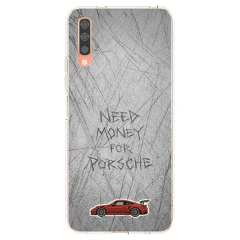 Picasee átlátszó szilikon tok az alábbi mobiltelefonokra Samsung Galaxy A70 A705F - Garage Scratch