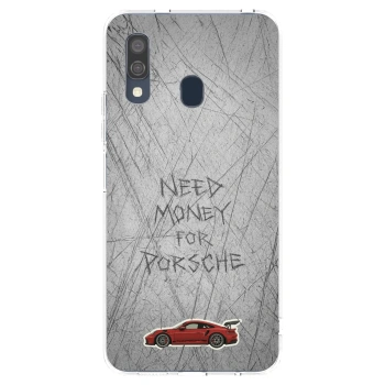 Picasee átlátszó szilikon tok az alábbi mobiltelefonokra Samsung Galaxy A40 A405F - Garage Scratch