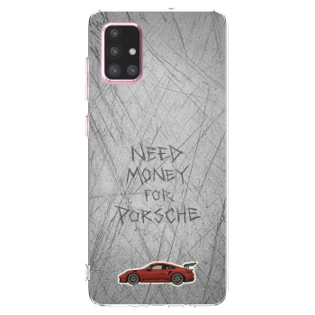 Picasee átlátszó szilikon tok az alábbi mobiltelefonokra Samsung Galaxy A71 A715F - Garage Scratch