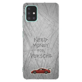 Picasee átlátszó szilikon tok az alábbi mobiltelefonokra Samsung Galaxy A51 A515F - Garage Scratch