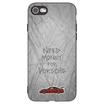 Picasee fekete szilikon tok az alábbi mobiltelefonokra Apple iPhone SE 2020 - Garage Scratch