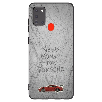 Picasee fekete szilikon tok az alábbi mobiltelefonokra Samsung Galaxy A21s - Garage Scratch