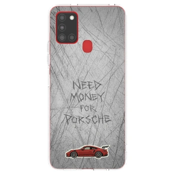 Picasee átlátszó szilikon tok az alábbi mobiltelefonokra Samsung Galaxy A21s - Garage Scratch