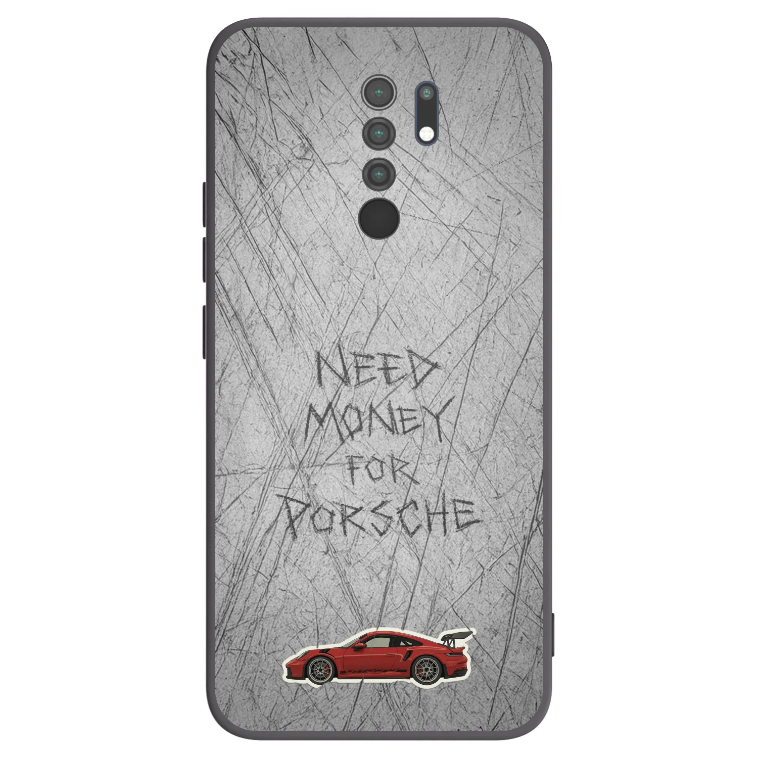 Picasee fekete szilikon tok az alábbi mobiltelefonokra Xiaomi Redmi 9 - Garage Scratch