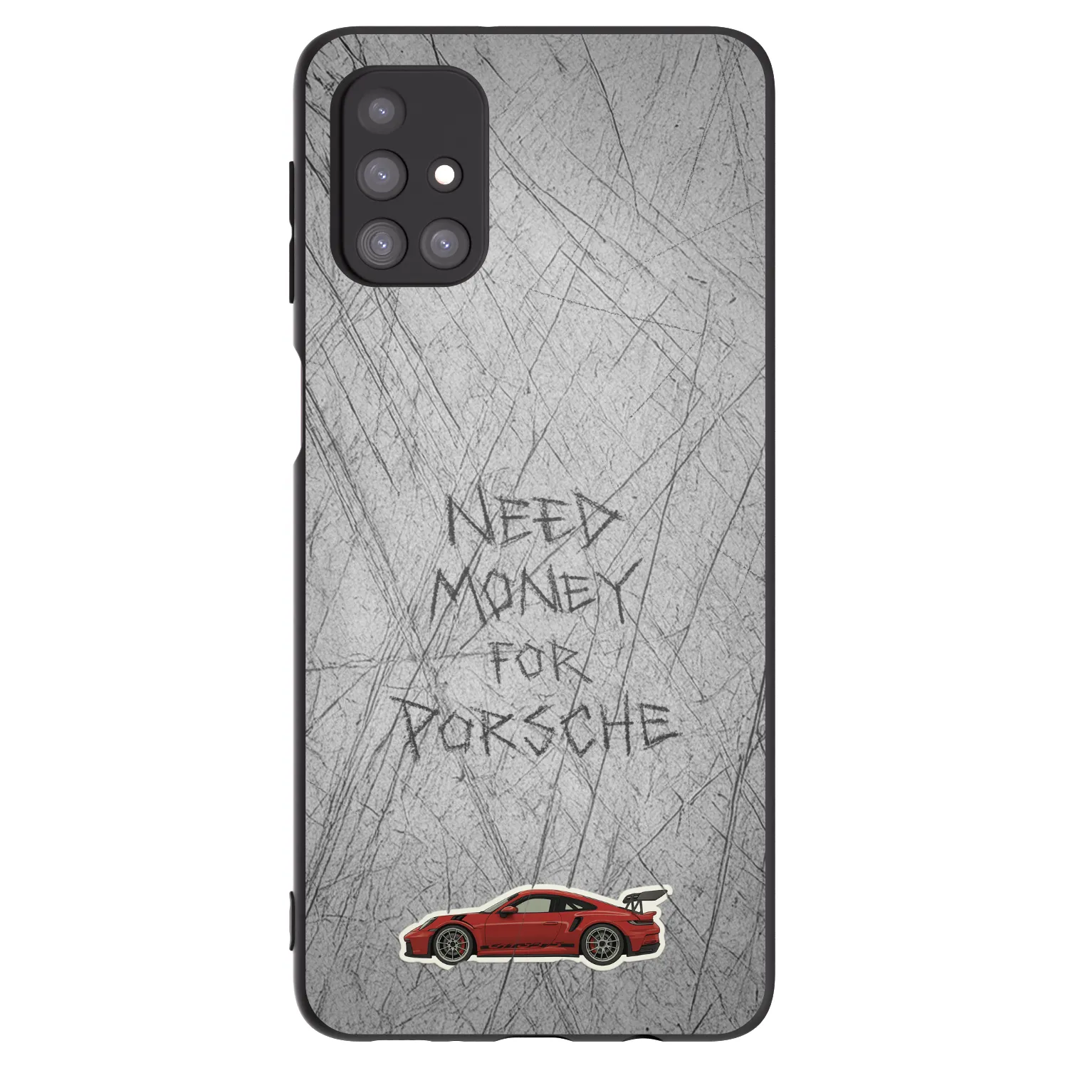 Picasee fekete szilikon tok az alábbi mobiltelefonokra Samsung Galaxy M31s - Garage Scratch