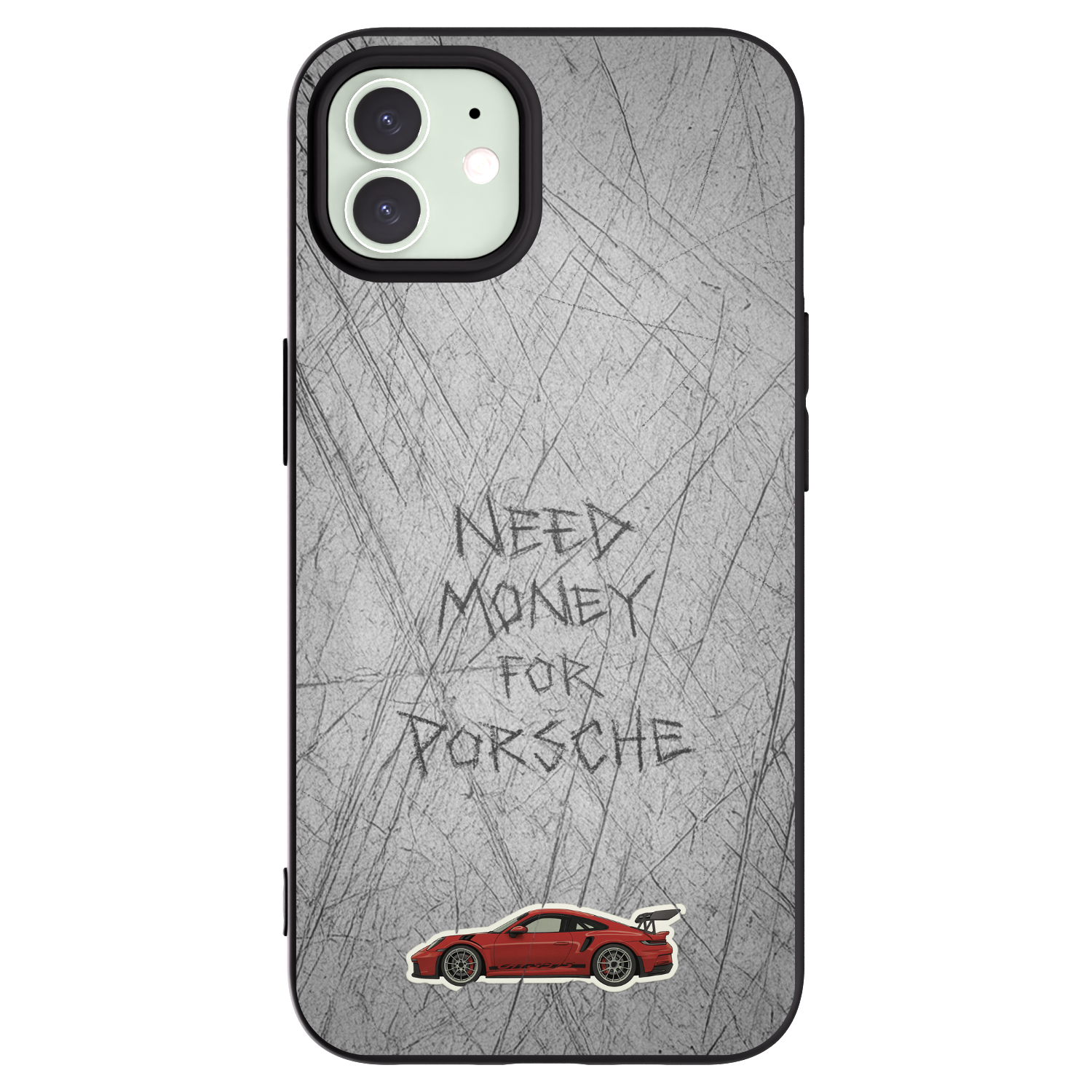 Picasee fekete szilikon tok az alábbi mobiltelefonokra Apple iPhone 12 - Garage Scratch