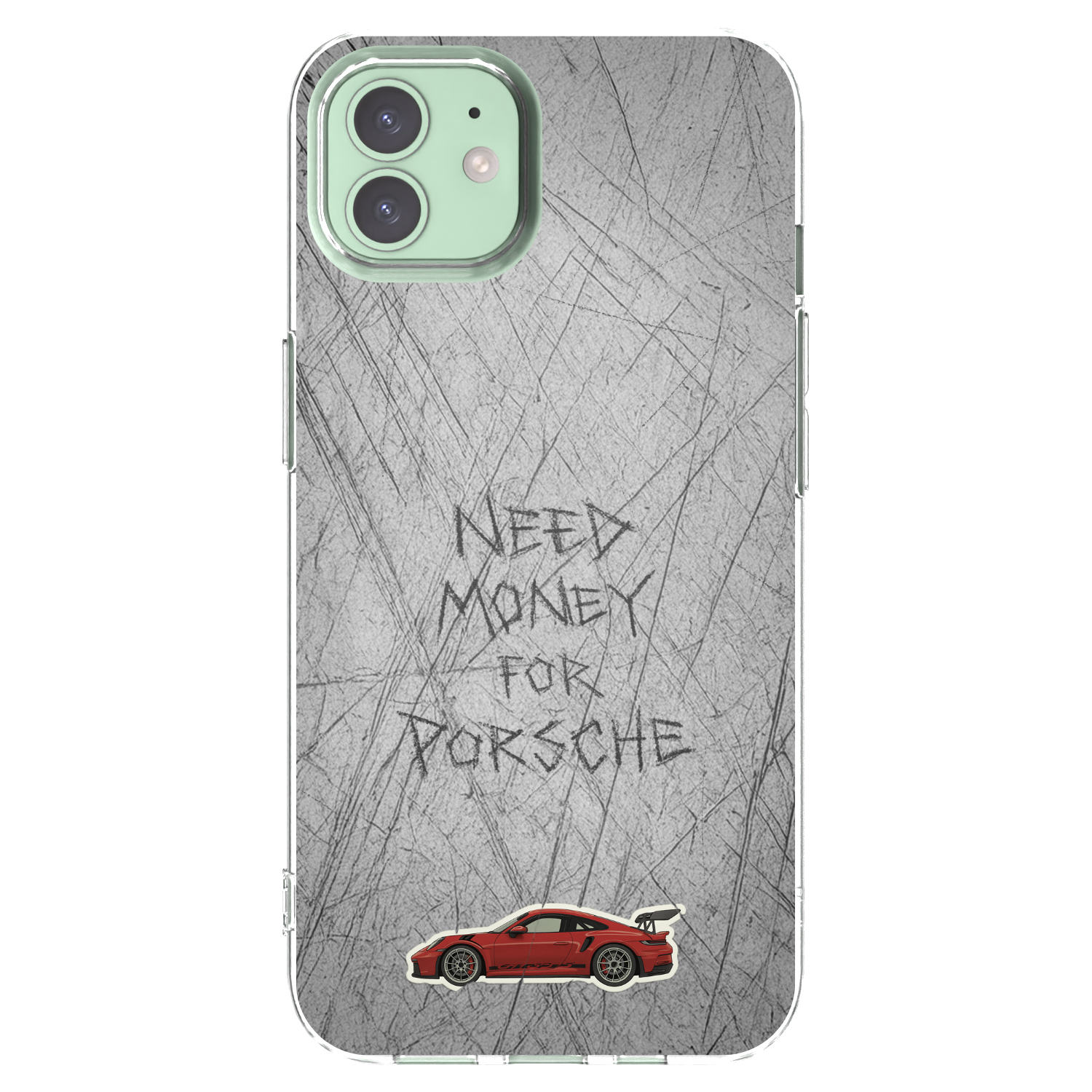 Picasee átlátszó szilikon tok az alábbi mobiltelefonokra Apple iPhone 12 - Garage Scratch