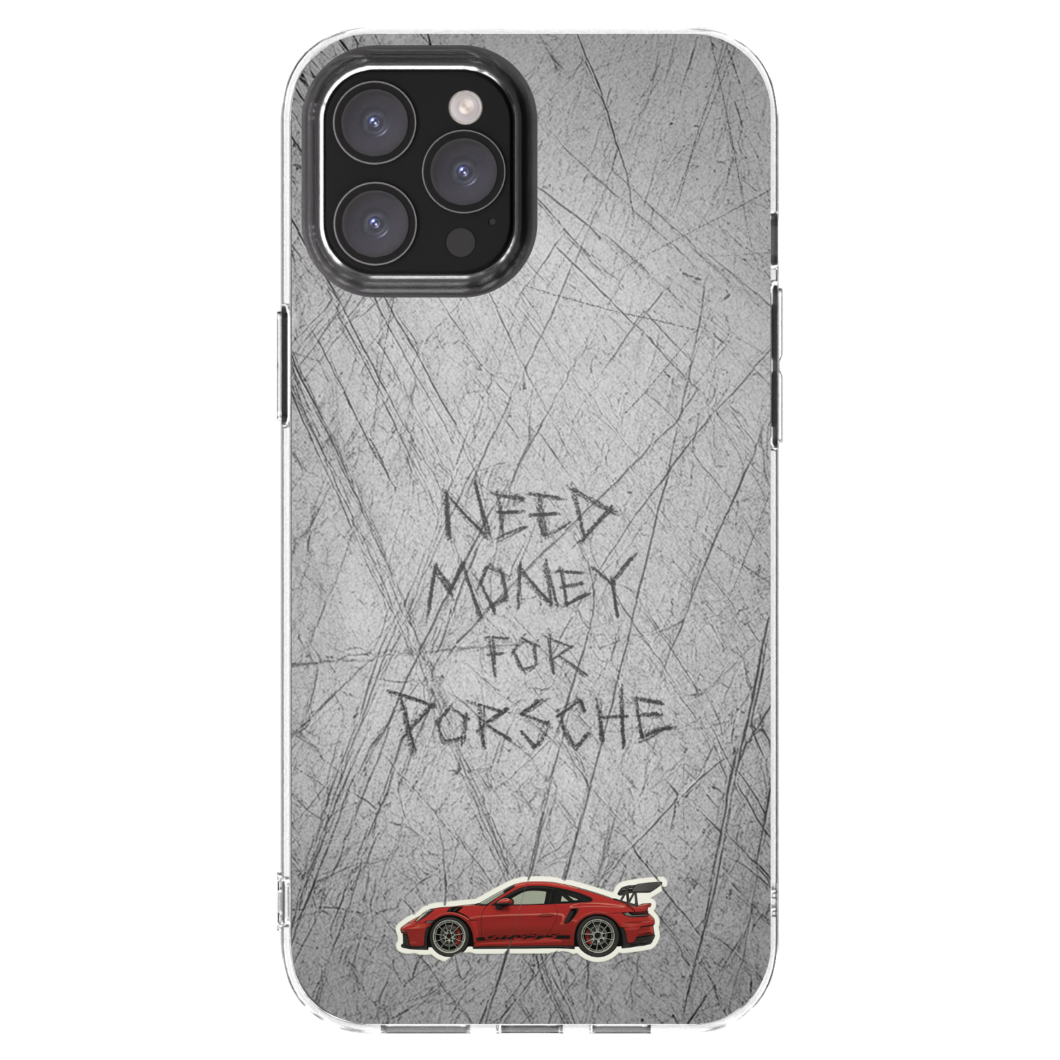 Picasee átlátszó szilikon tok az alábbi mobiltelefonokra Apple iPhone 12 Pro Max - Garage Scratch