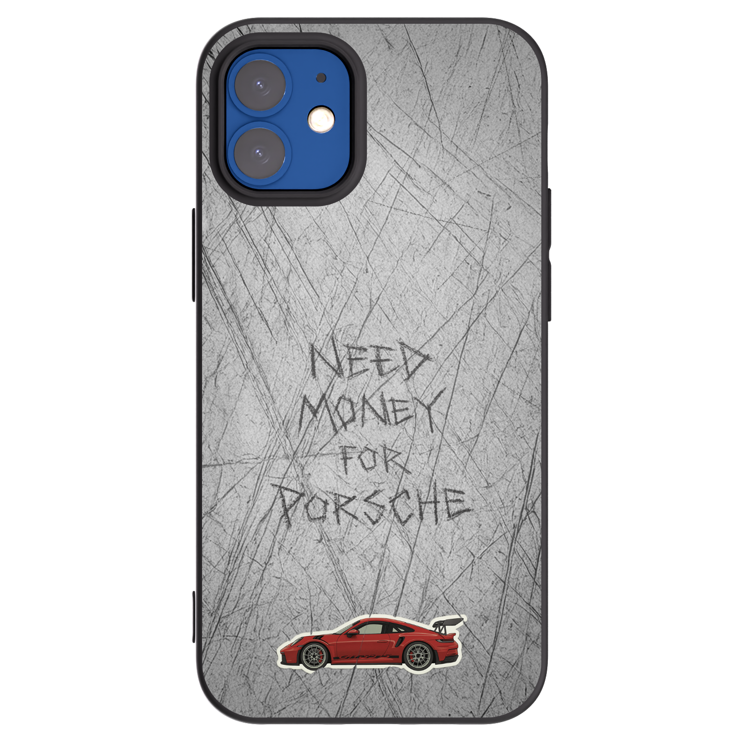 Picasee fekete szilikon tok az alábbi mobiltelefonokra Apple iPhone 12 mini - Garage Scratch