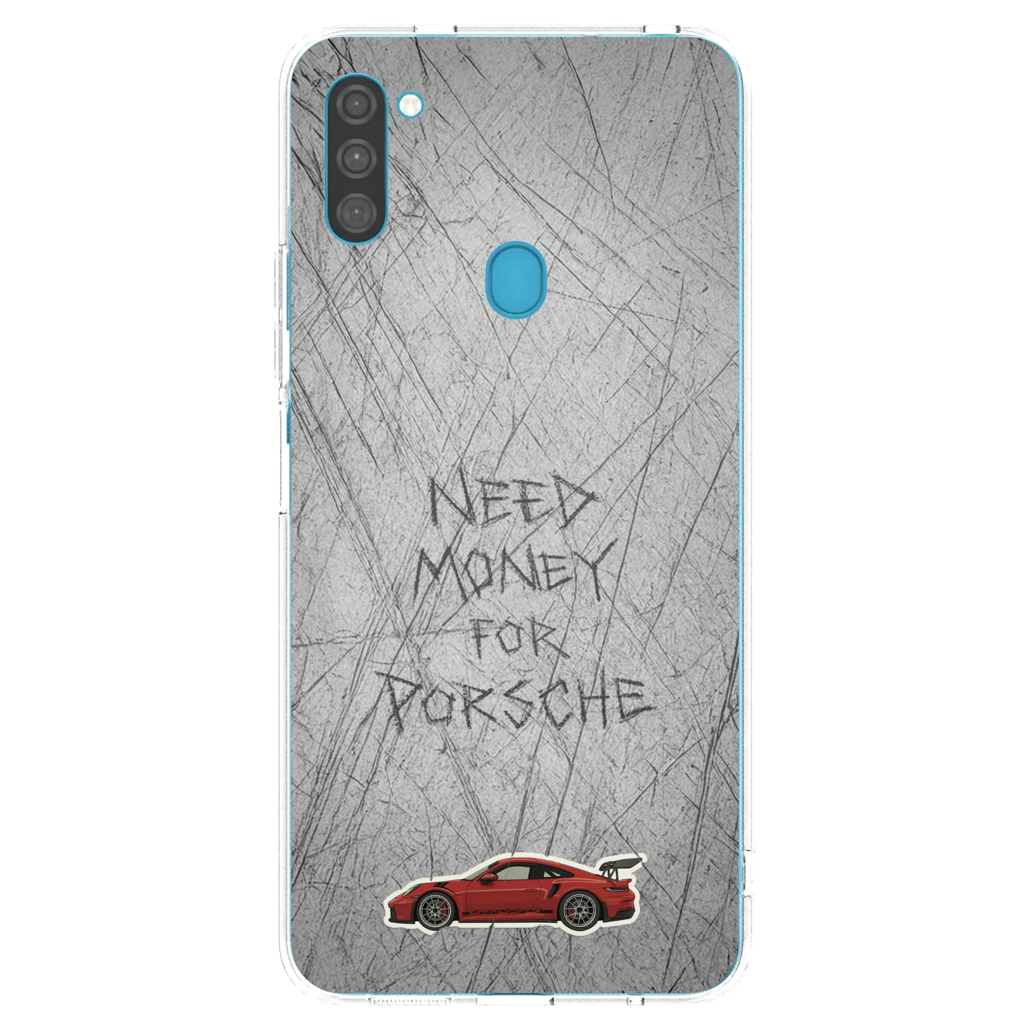 Picasee átlátszó szilikon tok az alábbi mobiltelefonokra Samsung Galaxy M11 - Garage Scratch