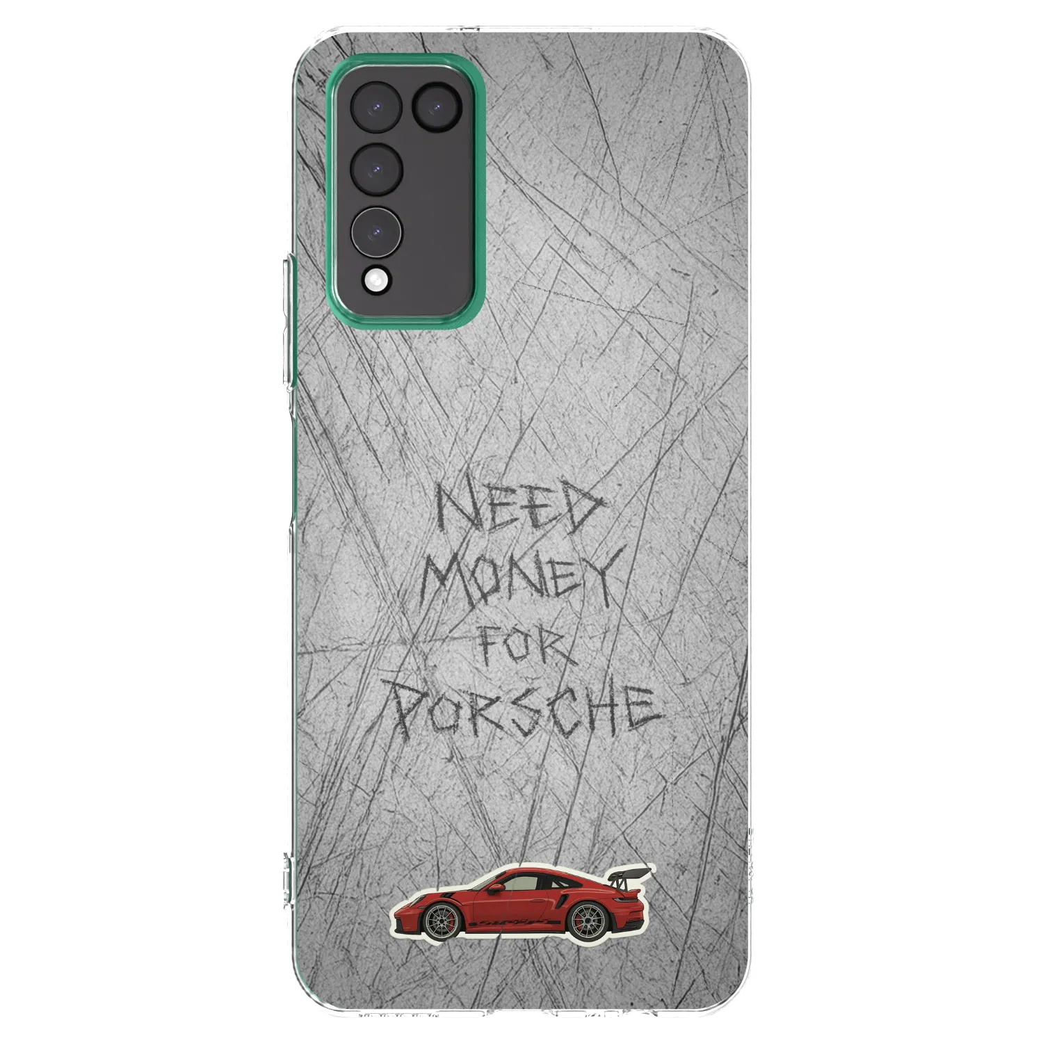 Picasee átlátszó szilikon tok az alábbi mobiltelefonokra Honor 10X Lite - Garage Scratch