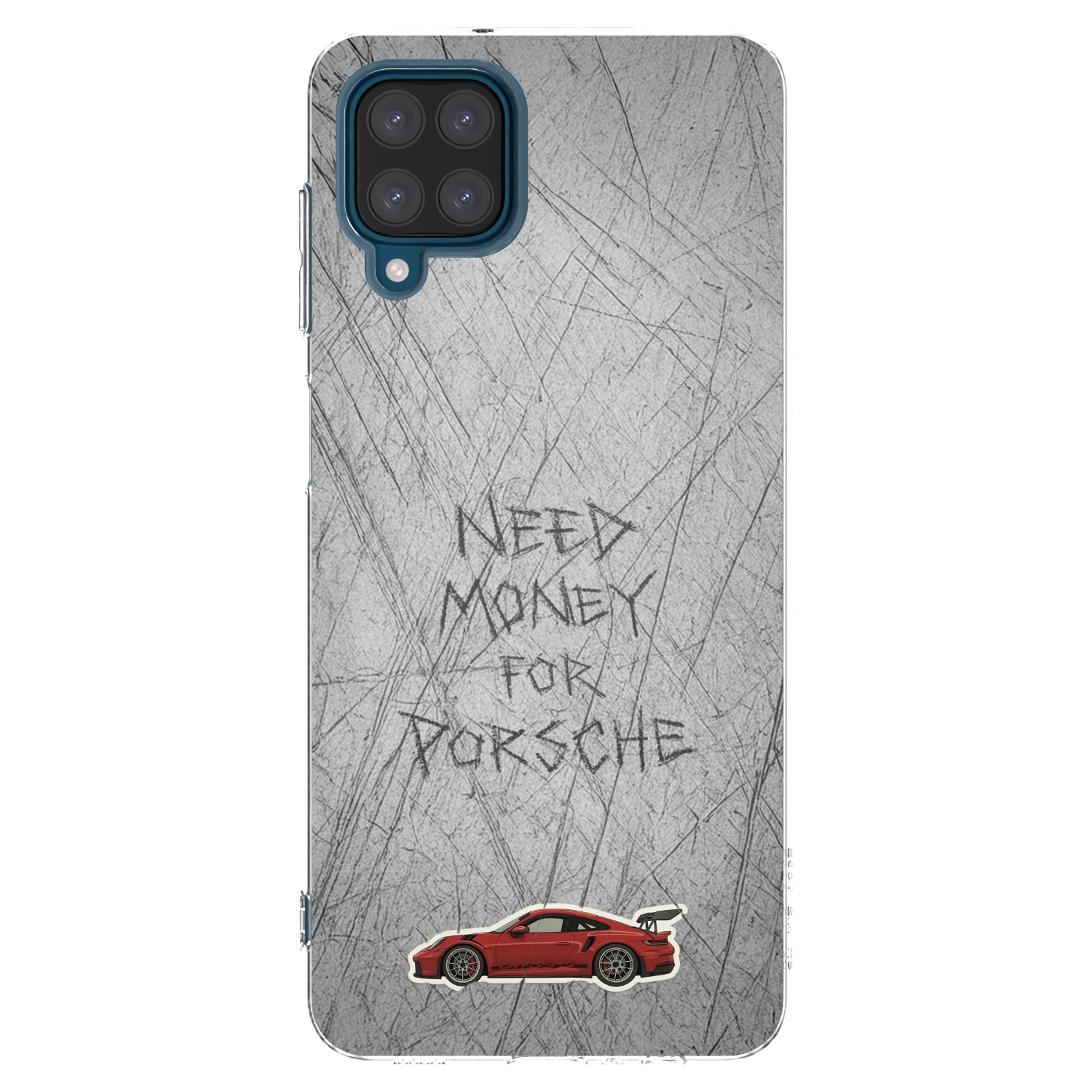 Picasee átlátszó szilikon tok az alábbi mobiltelefonokra Samsung Galaxy A12 A125F - Garage Scratch