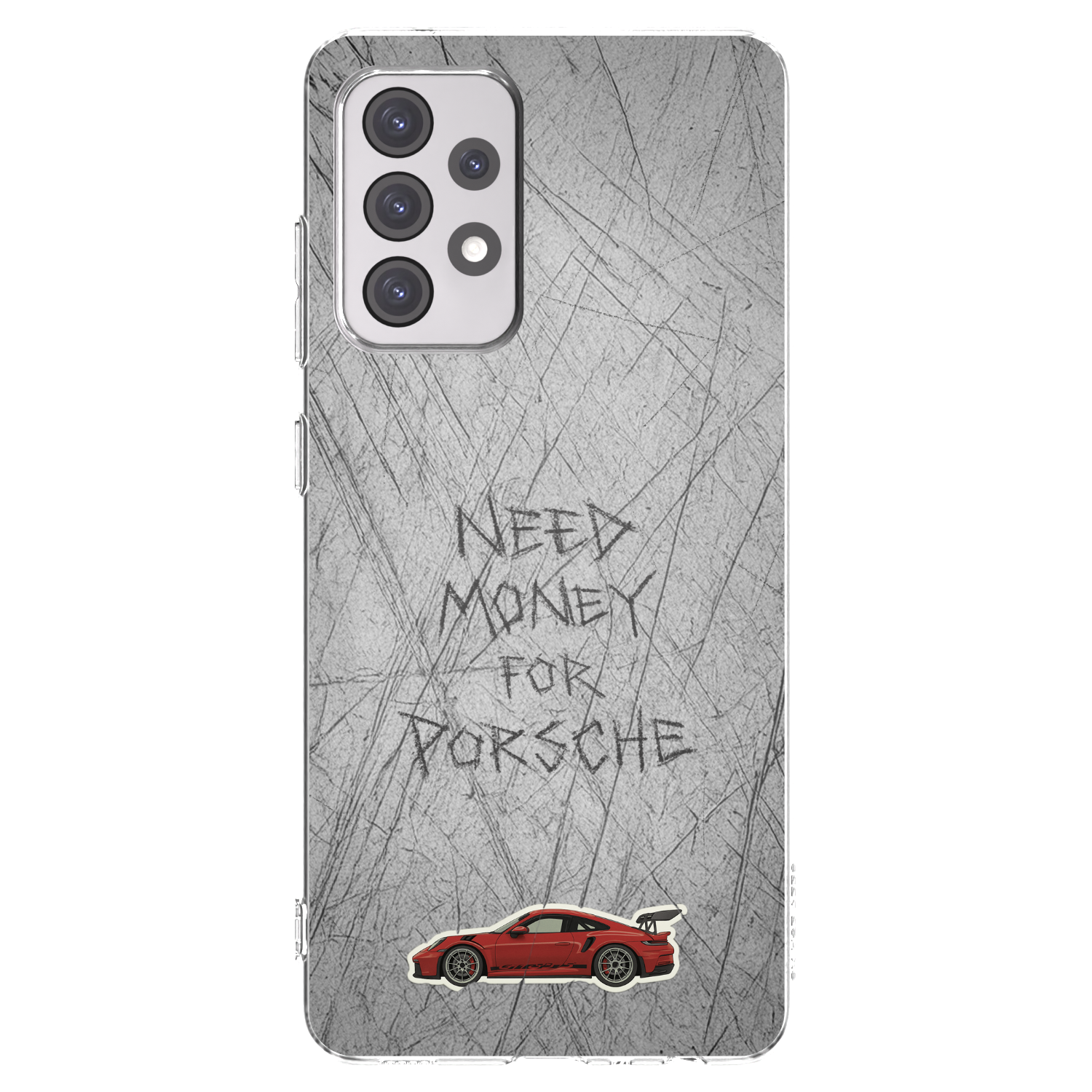 Picasee átlátszó szilikon tok az alábbi mobiltelefonokra Samsung Galaxy A52 5G A525F - Garage Scratch