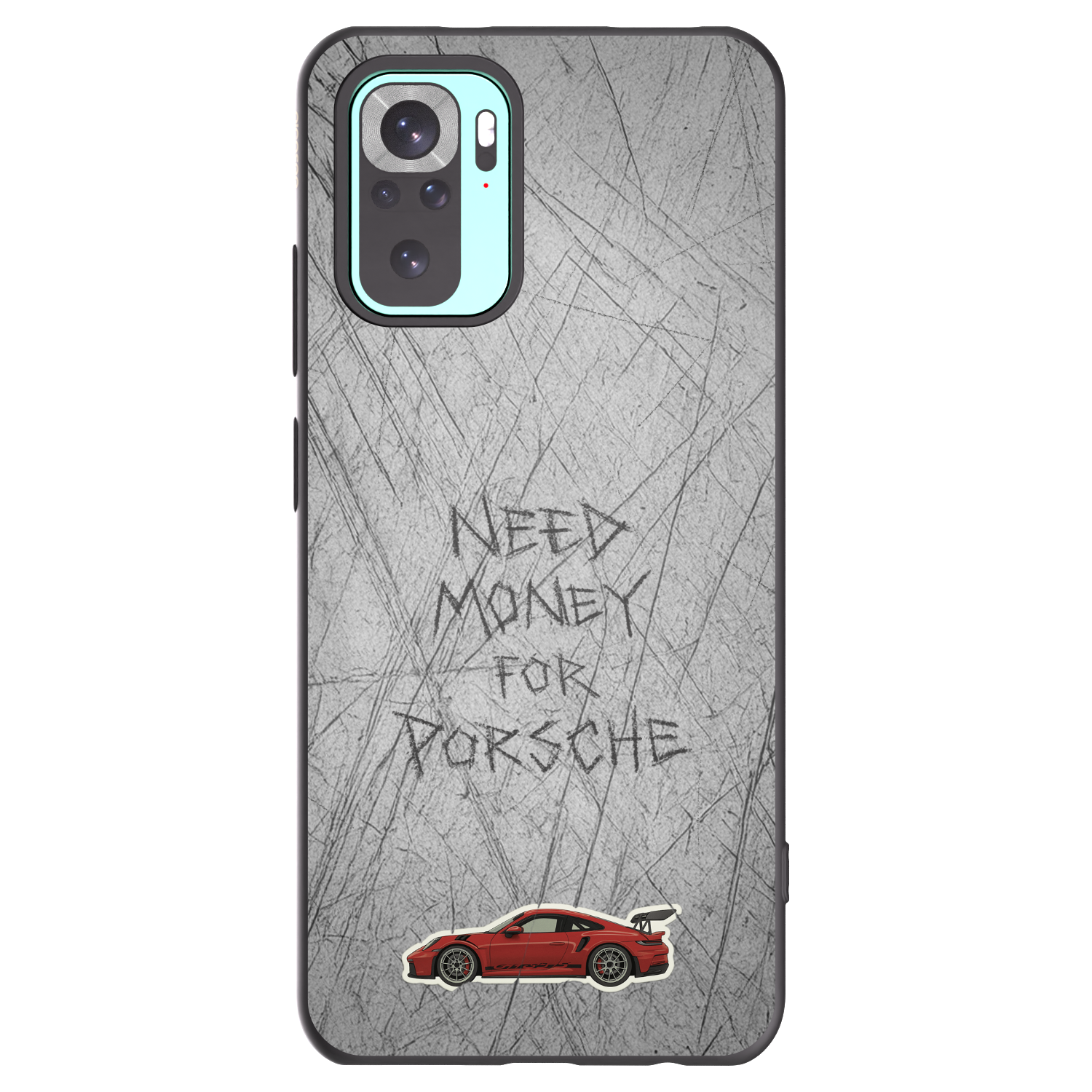 Picasee fekete szilikon tok az alábbi mobiltelefonokra Xiaomi Redmi Note 10 Pro - Garage Scratch