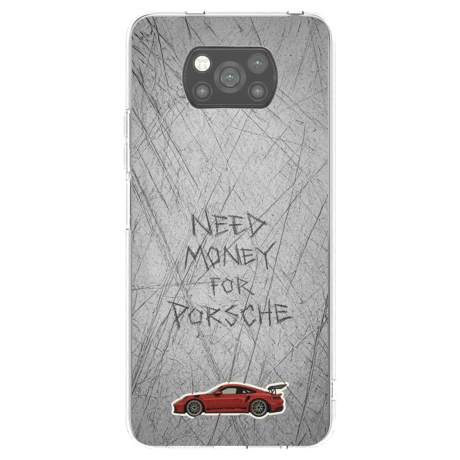 Picasee fekete szilikon tok az alábbi mobiltelefonokra Xiaomi Poco X3 Pro - Garage Scratch