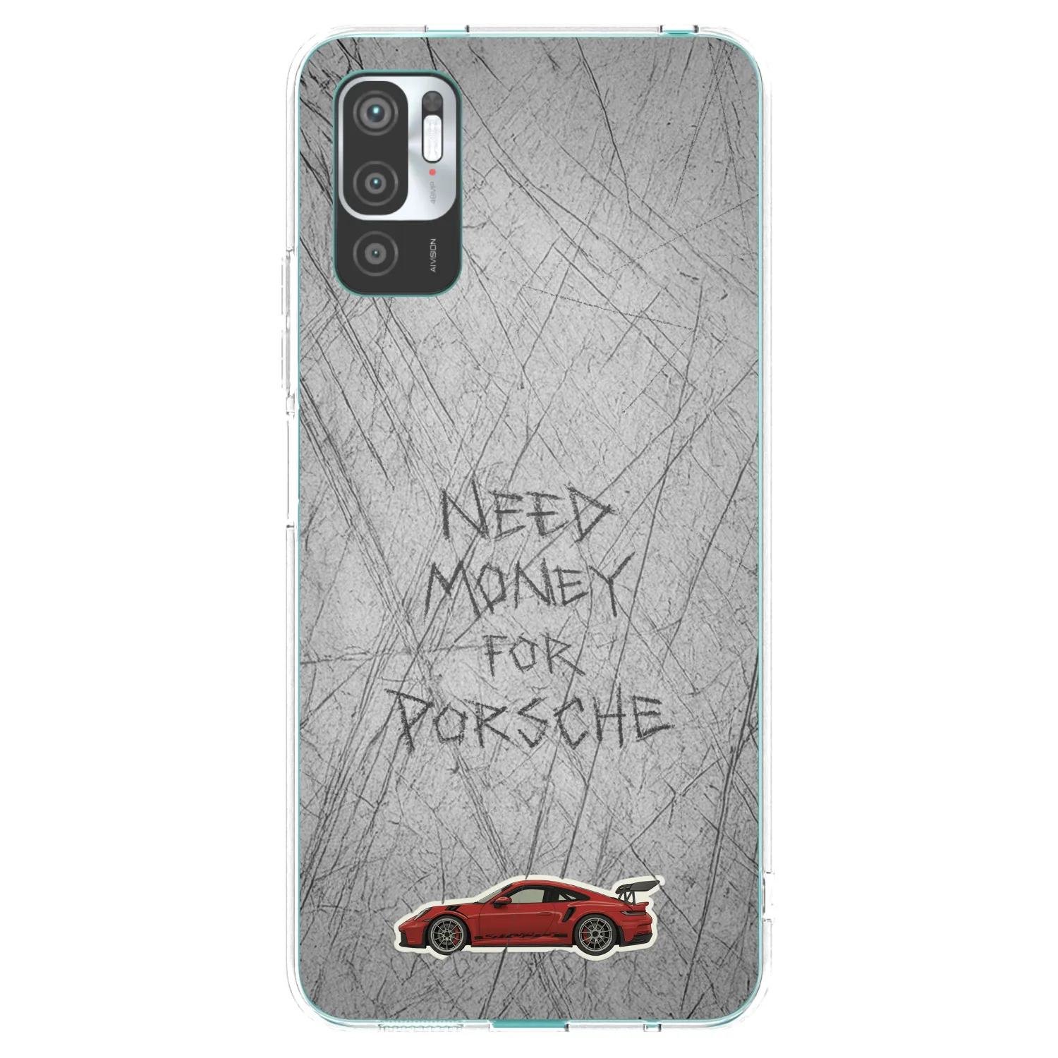 Picasee átlátszó szilikon tok az alábbi mobiltelefonokra Xiaomi Redmi Note 10 5G - Garage Scratch