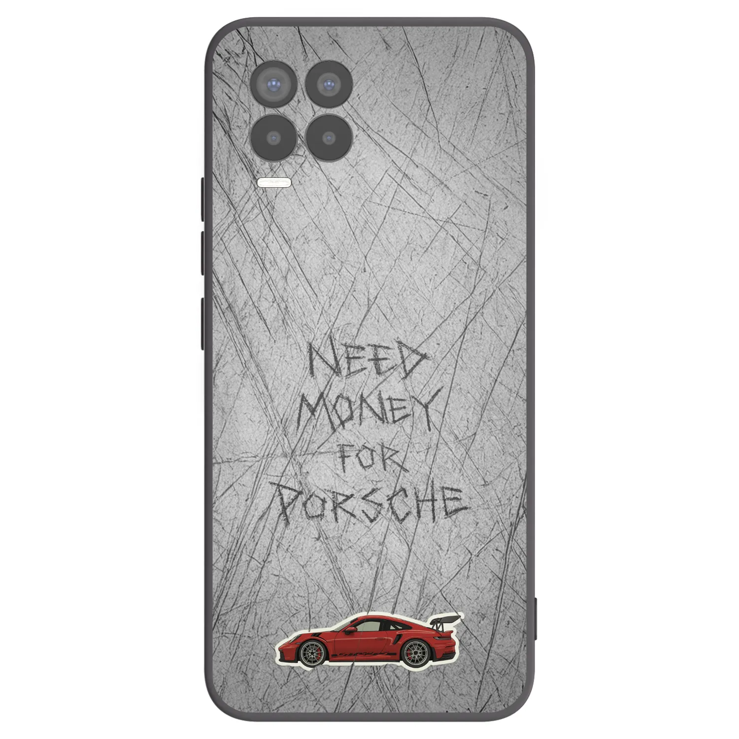 Picasee fekete szilikon tok az alábbi mobiltelefonokra Realme 8 Pro - Garage Scratch