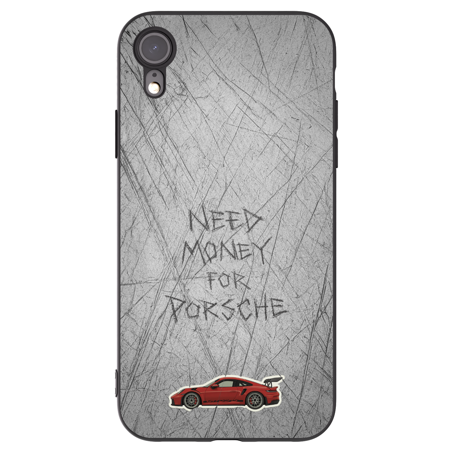 Picasee fekete szilikon tok az alábbi mobiltelefonokra Apple iPhone XR - Garage Scratch
