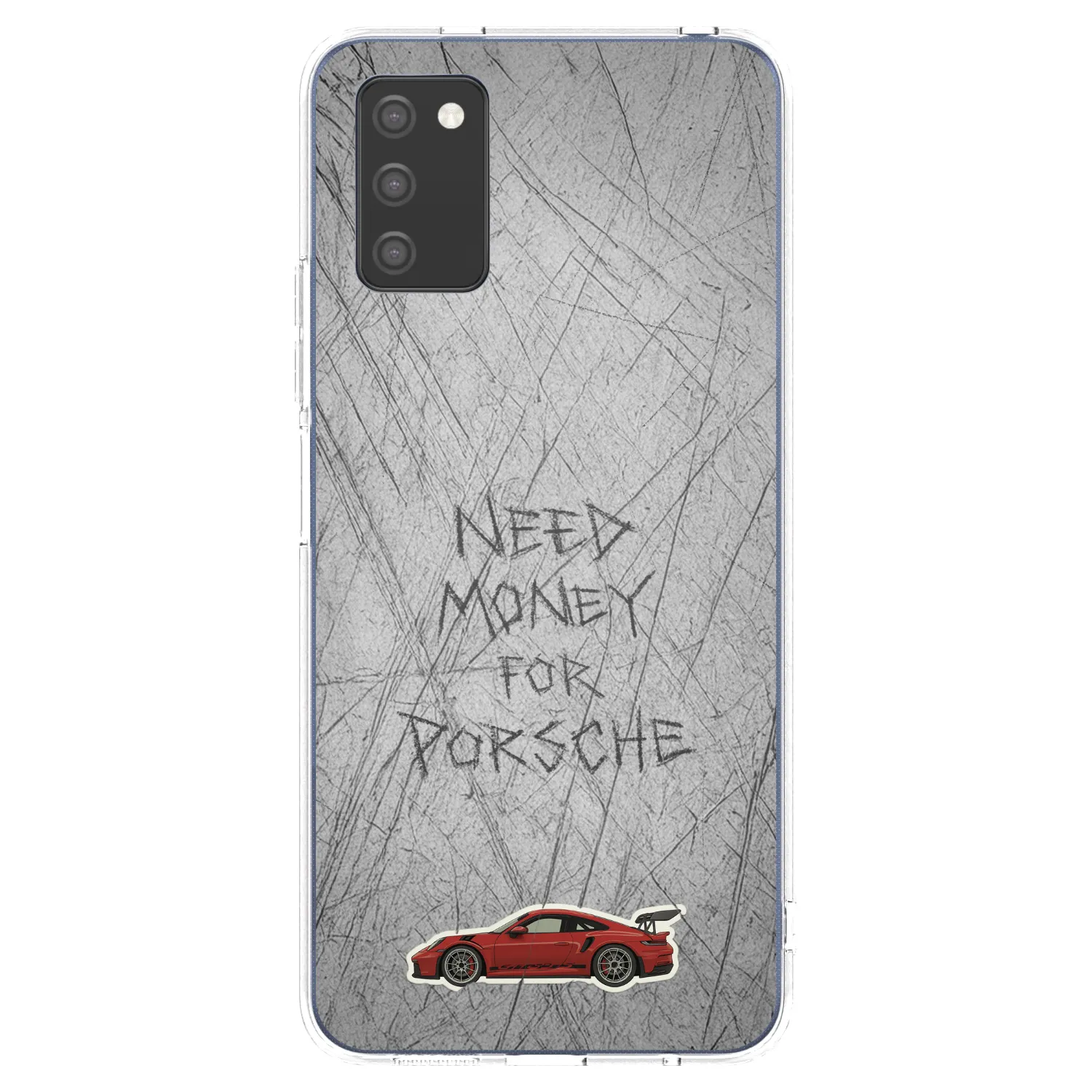 Picasee átlátszó szilikon tok az alábbi mobiltelefonokra Samsung Galaxy A02s A025G - Garage Scratch