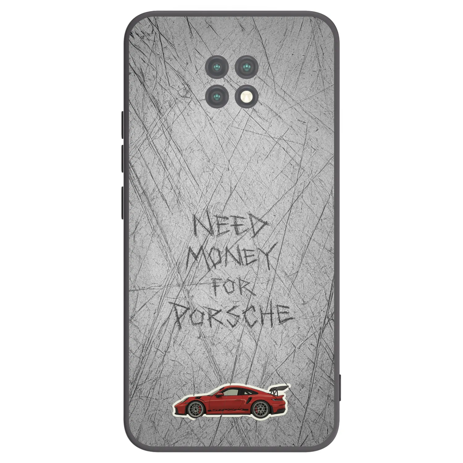 Picasee fekete szilikon tok az alábbi mobiltelefonokra Xiaomi Redmi Note 9T - Garage Scratch