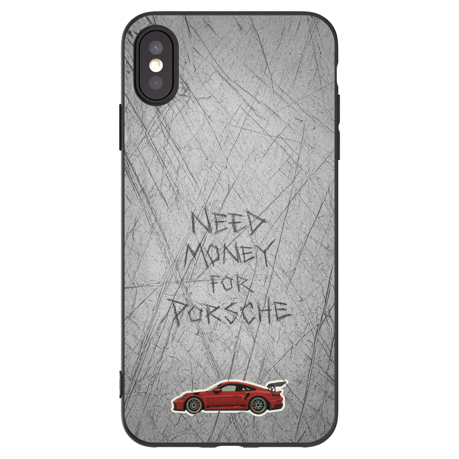 Picasee fekete szilikon tok az alábbi mobiltelefonokra Apple iPhone XS Max - Garage Scratch