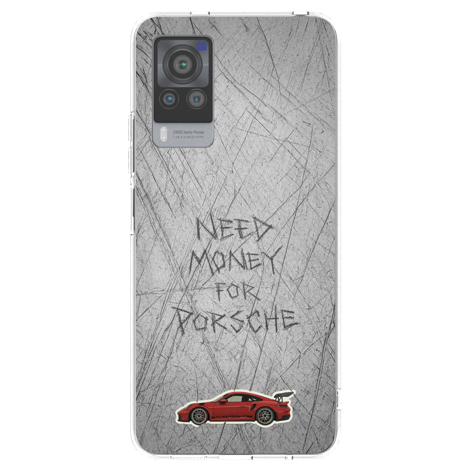 Picasee átlátszó szilikon tok az alábbi mobiltelefonokra Vivo X60 Pro 5G - Garage Scratch