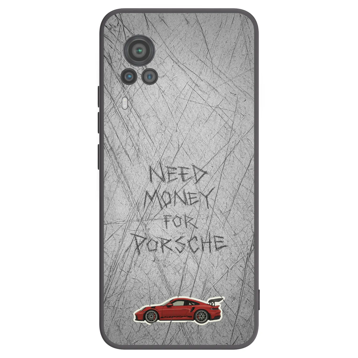 Picasee fekete szilikon tok az alábbi mobiltelefonokra Vivo X60 Pro 5G - Garage Scratch