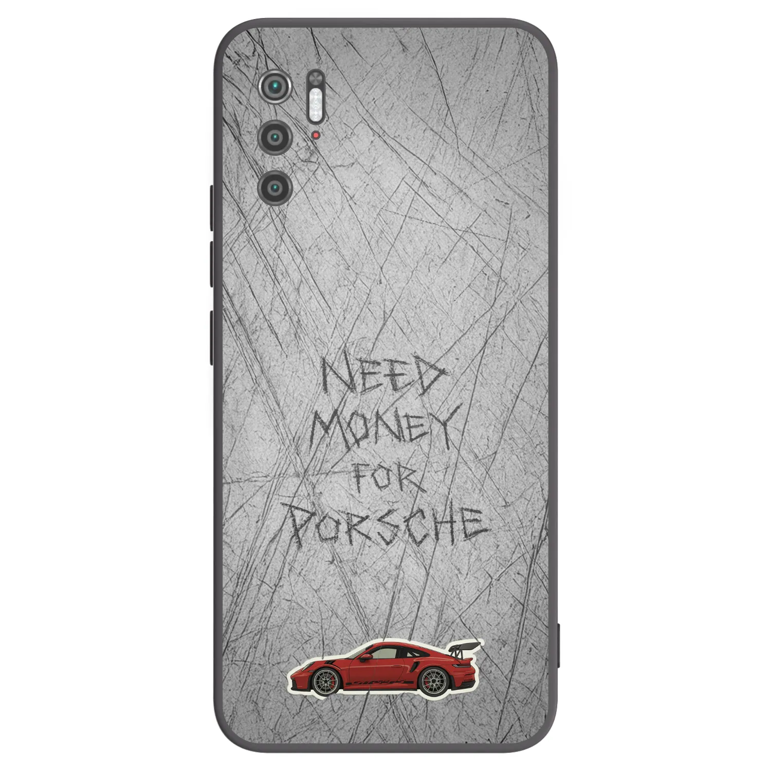 Picasee fekete szilikon tok az alábbi mobiltelefonokra Xiaomi Poco M3 Pro 5G - Garage Scratch