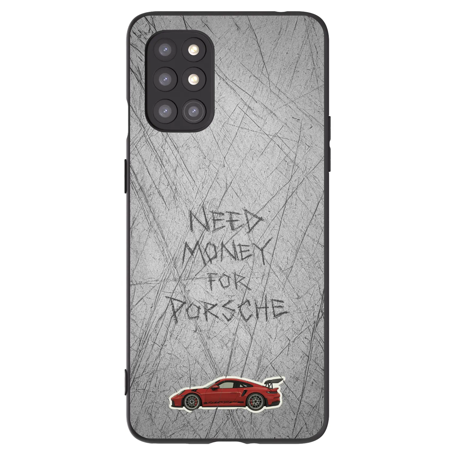 Picasee fekete szilikon tok az alábbi mobiltelefonokra OnePlus 8T - Garage Scratch