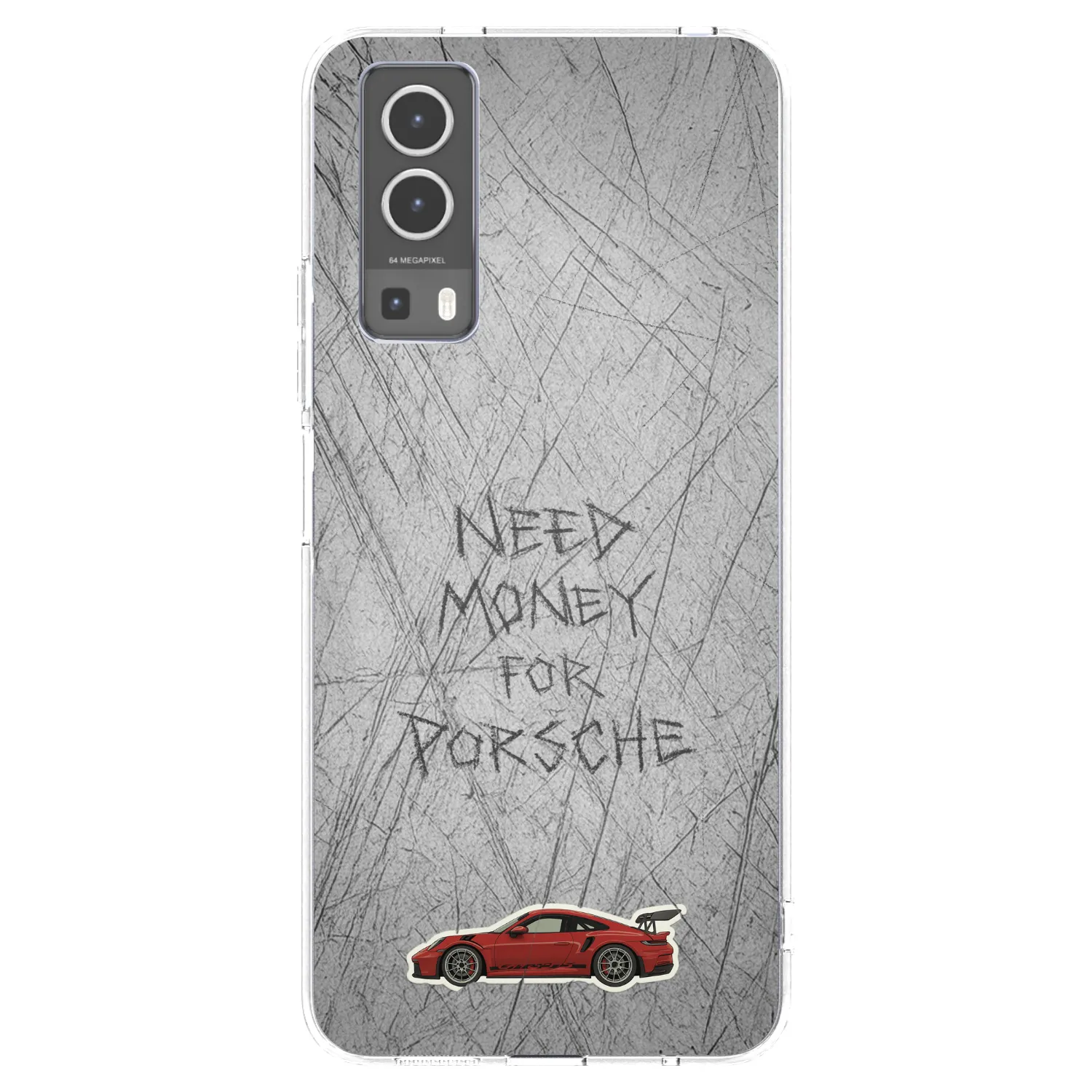 Picasee átlátszó szilikon tok az alábbi mobiltelefonokra Vivo Y72 5G - Garage Scratch