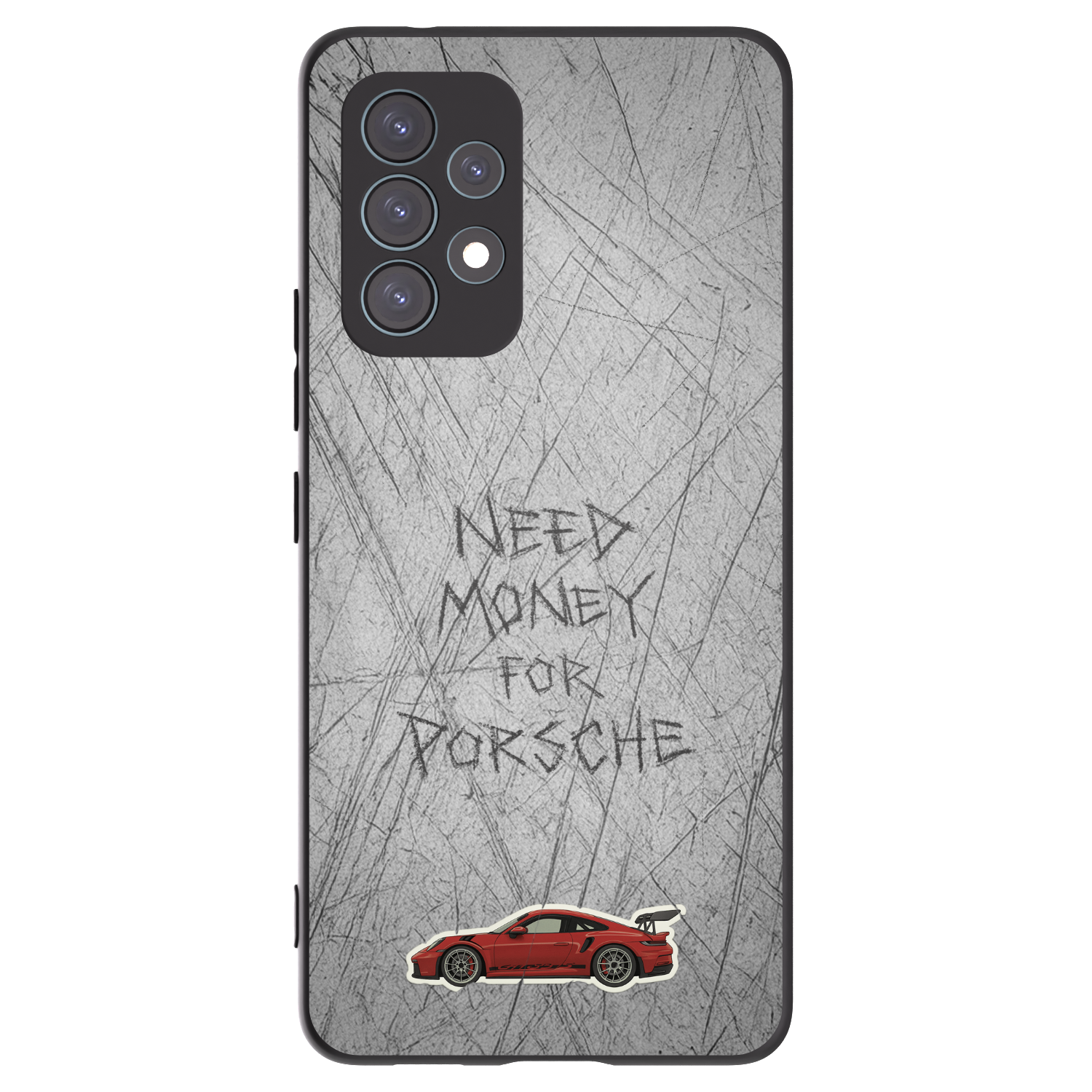 Picasee fekete szilikon tok az alábbi mobiltelefonokra Samsung Galaxy A53 5G A536 - Garage Scratch