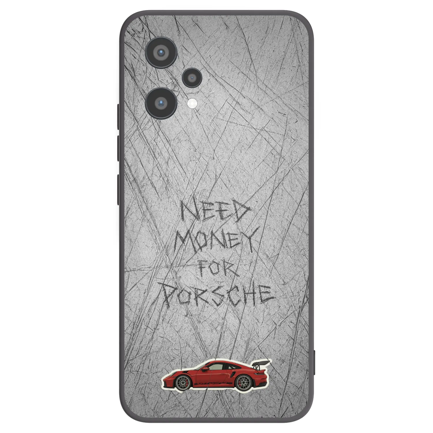 Picasee fekete szilikon tok az alábbi mobiltelefonokra Realme 9 Pro 5G - Garage Scratch