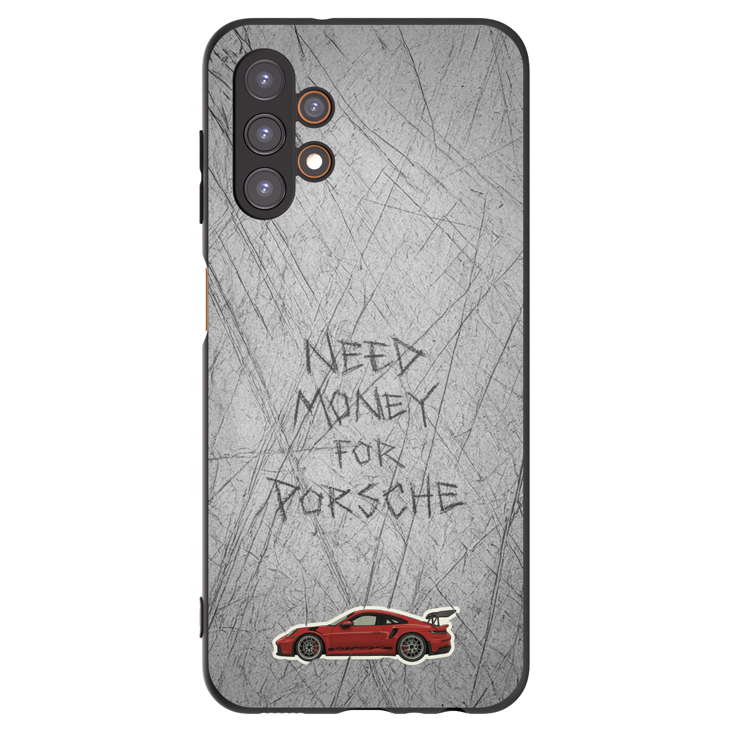 Picasee fekete szilikon tok az alábbi mobiltelefonokra Samsung Galaxy A13 4G A135 - Garage Scratch
