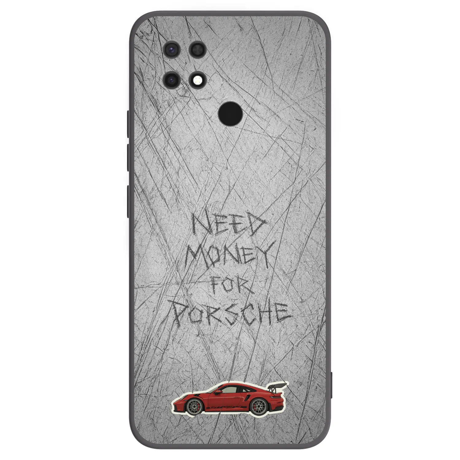 Picasee fekete szilikon tok az alábbi mobiltelefonokra Xiaomi Redmi 10C - Garage Scratch