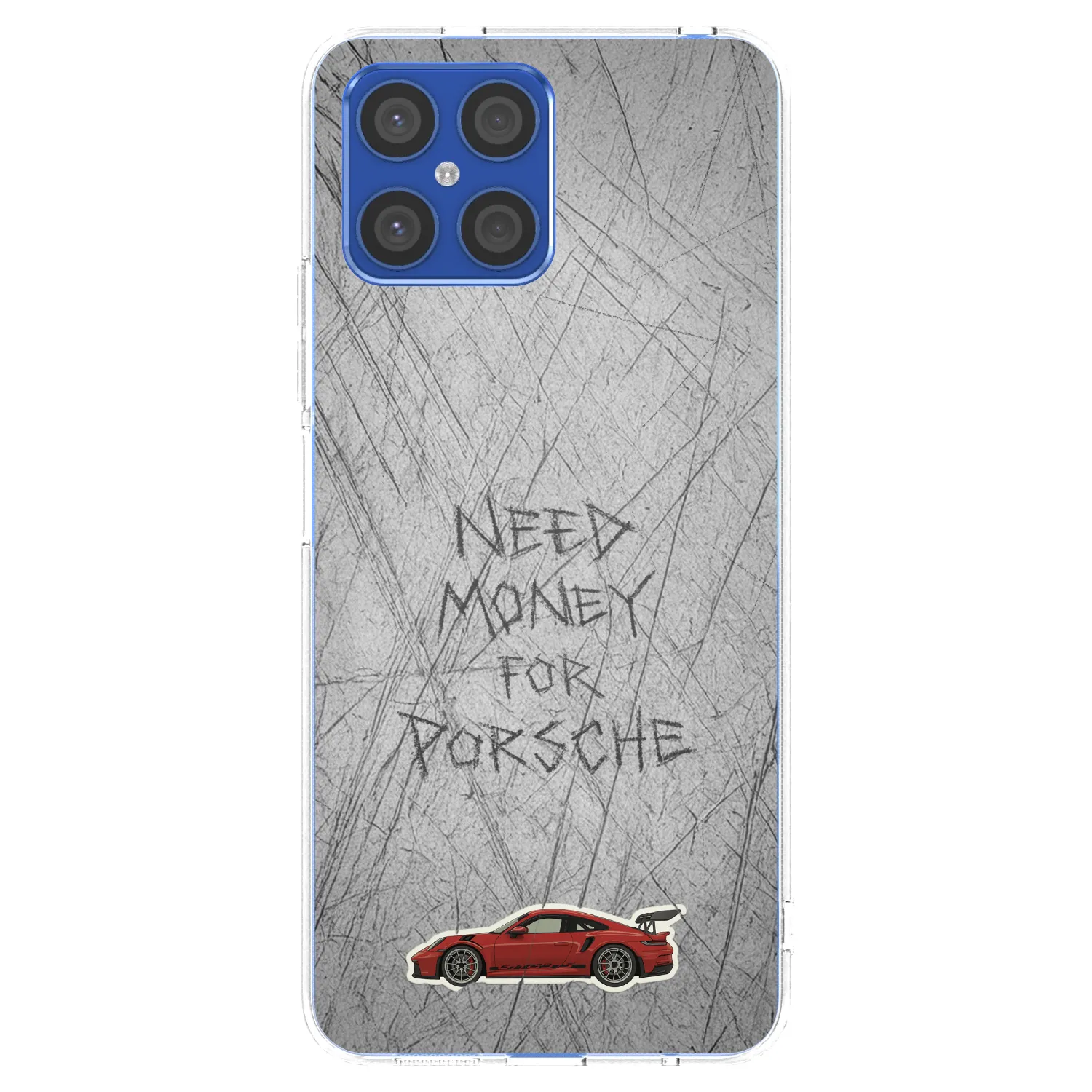 Picasee átlátszó szilikon tok az alábbi mobiltelefonokra Honor X8 4G - Garage Scratch