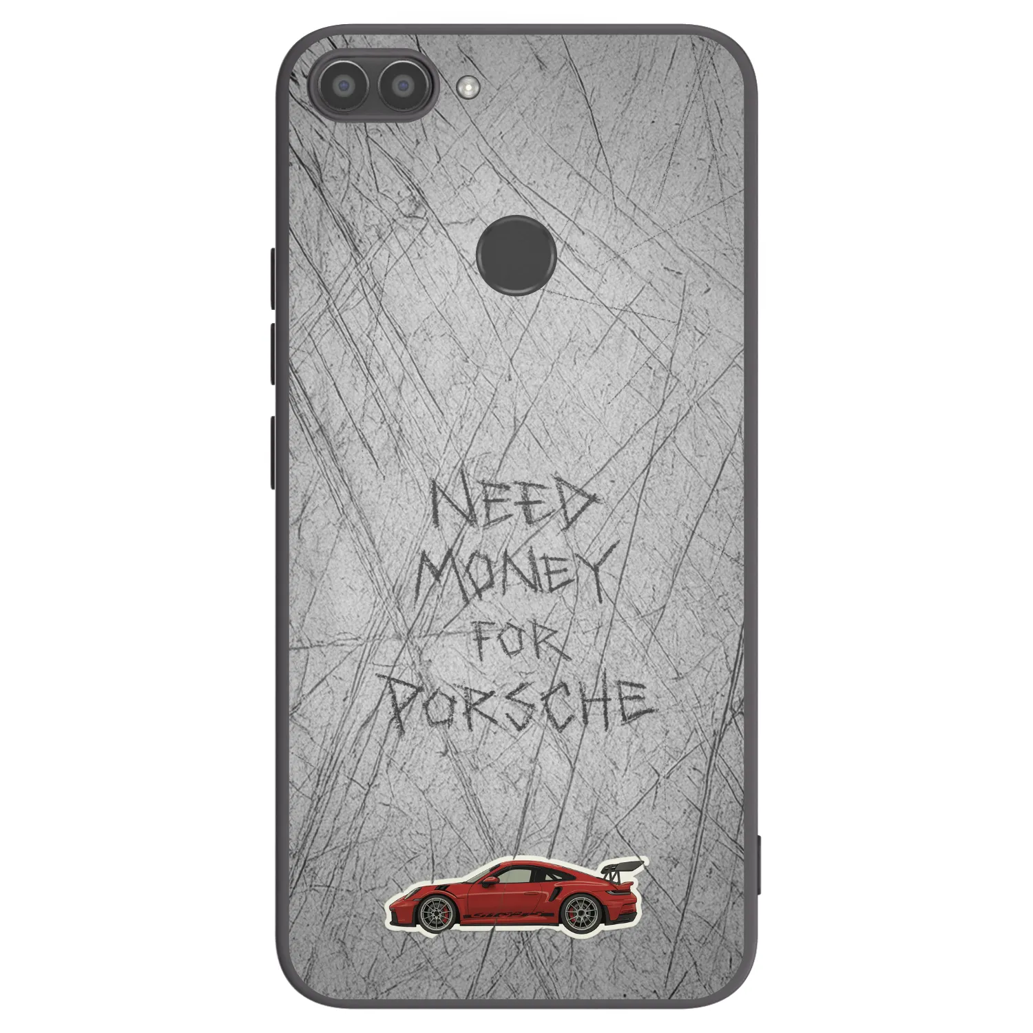 Picasee fekete szilikon tok az alábbi mobiltelefonokra Huawei P Smart - Garage Scratch